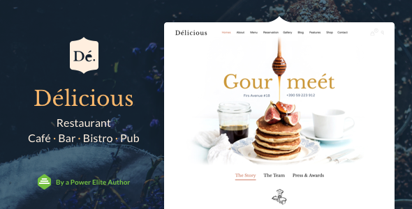Cafe - Restaurant WordPress Theme