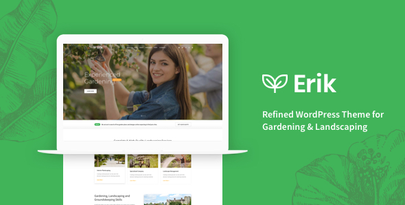 Erik - Refined WordPress Theme for Gardening & Landscaping