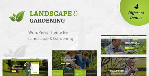 Landscape - WordPress Theme for Gardening & Landscaping