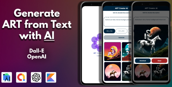 AI Image Creator with OpenAI, AdMob - Android App