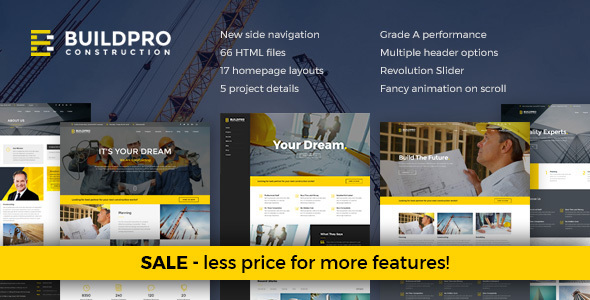 BuildPro - Construction and Building Joomla Template