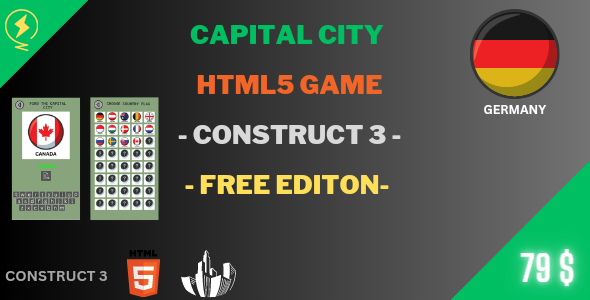 CAPITAL CITY - HTML5 GAME - CONSTRUCT 3 FREE EDITION