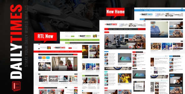 DailyTimes - News and Magazine Joomla Template
