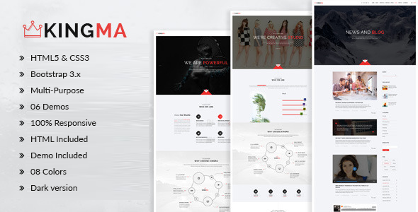 KingMa | Creative Business Onepage Drupal 7.6 Theme