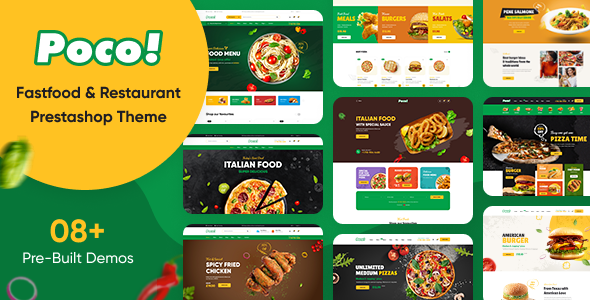 Leo Poco Elementor - Fastfood & Restaurant Prestashop Theme