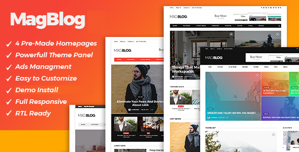 MagBlog - News & Editorial Magazine Drupal Theme