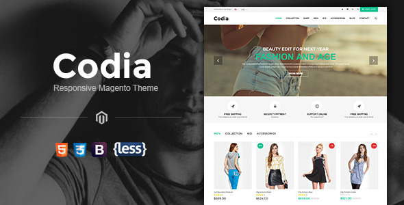 SNS Codia - Responsive Magento Theme