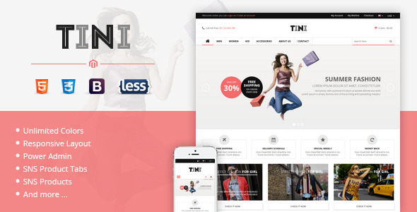 SNS Tini - Premium Responsive Magento Theme