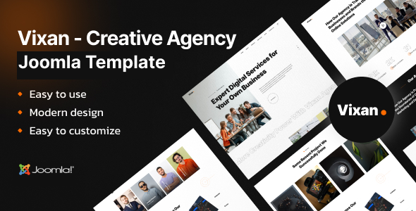 Vixan - Creative agency joomla template