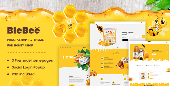 BleBee - PrestaShop 1.7 theme for Honey Shop