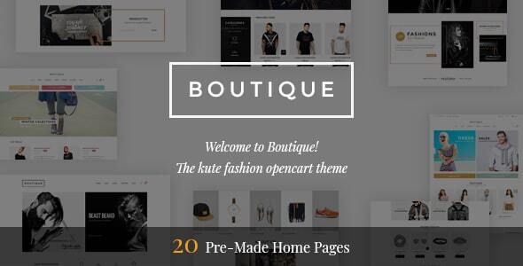 Boutique - Premium OpenCart Theme