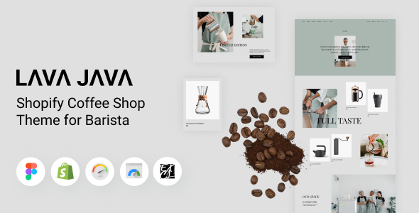 Lava Java- Shopify Coffee Shop Theme for Barista
