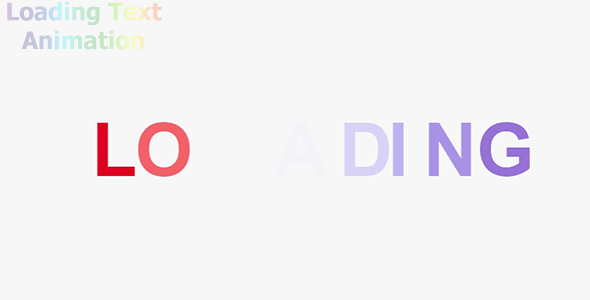 Loading Text Animation