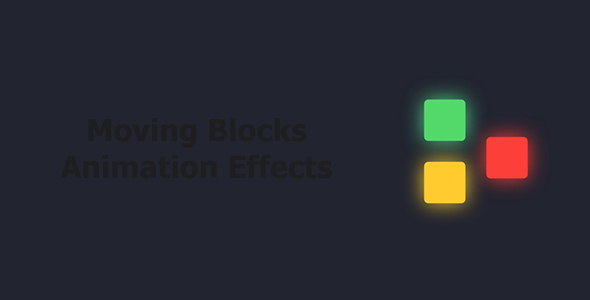 Moving Blocks Animation Effects - Css Loading Page Animation