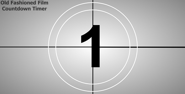 Old Fashioned Film Countdown Timer