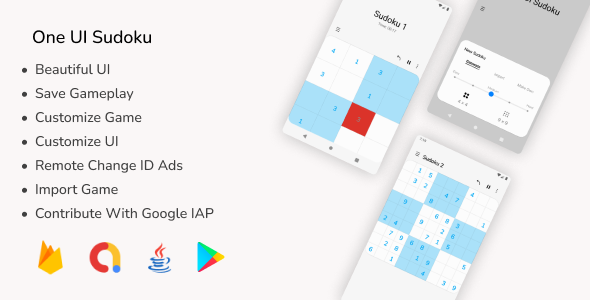 One UI Sudoku - Design UI For Samsung Device