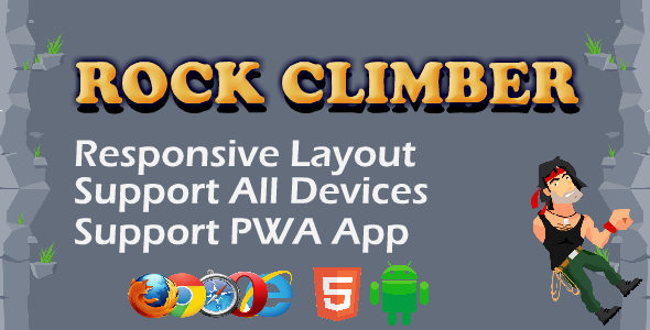 Rock Climber HTML5 Game