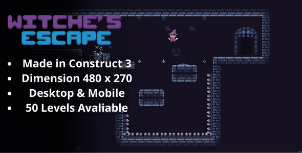 Witch's Escape - HTML5 Game