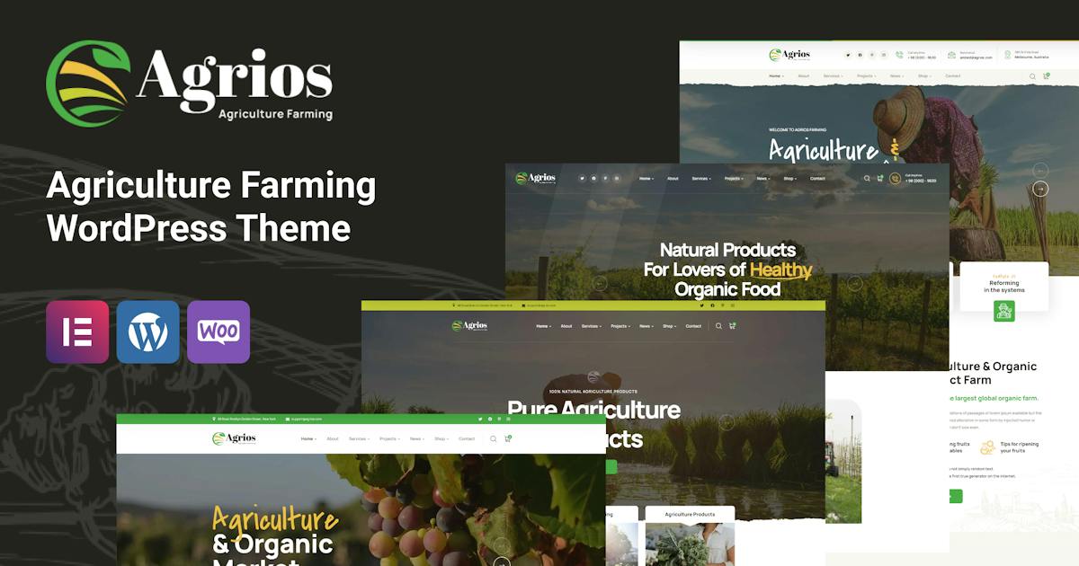 Agrios - Agriculture Farming WordPress Theme