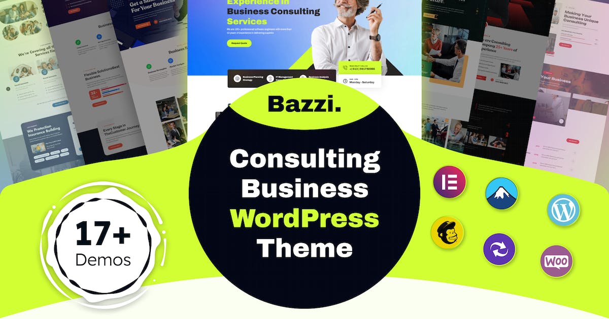 Bazzi - Consulting Business WordPress Theme