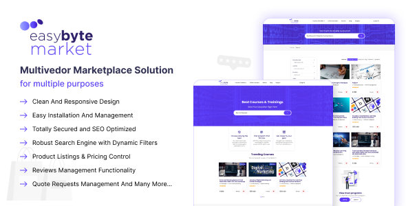 EasyByteMarket - B2B B2C Multi-vendor Marketplace