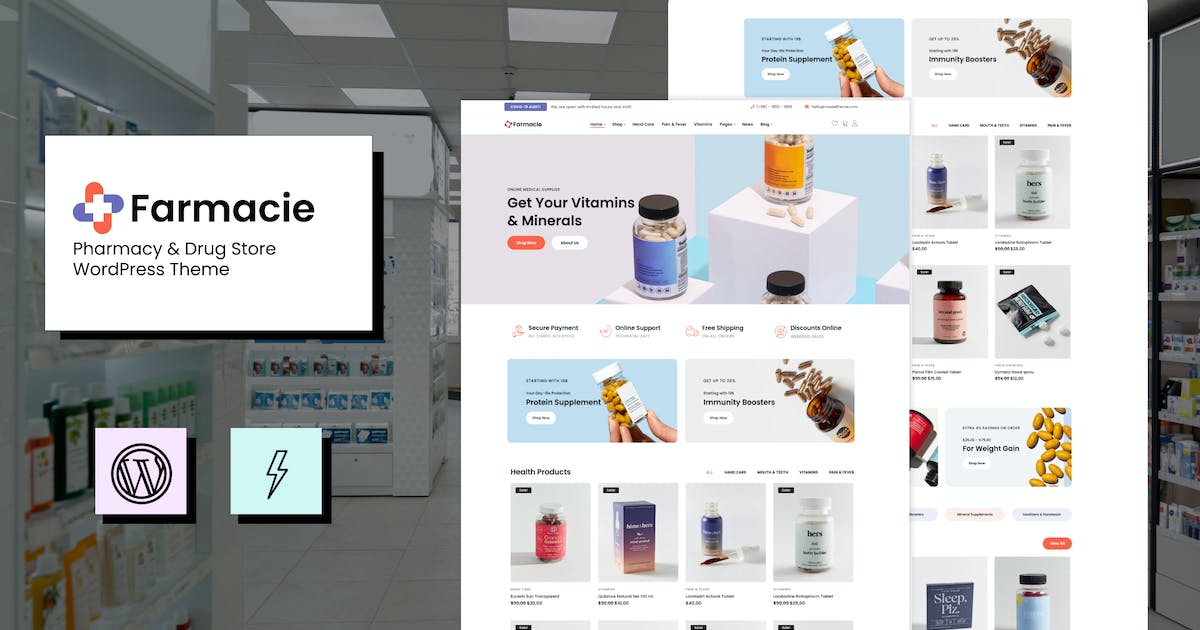 Farmacie - Pharmacy & Drug Store Theme