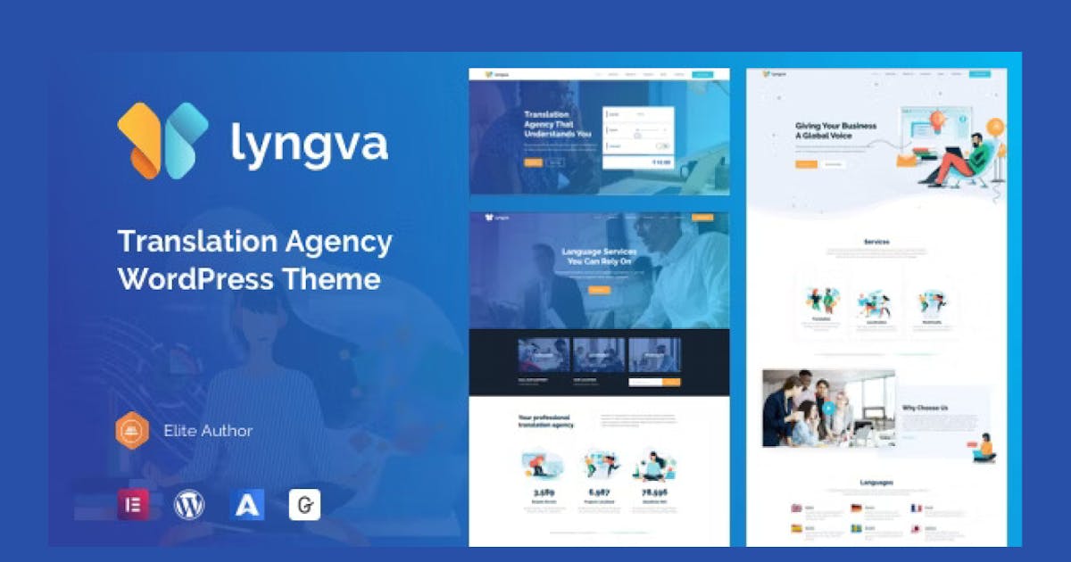 Lyngva - Translation Agency WordPress