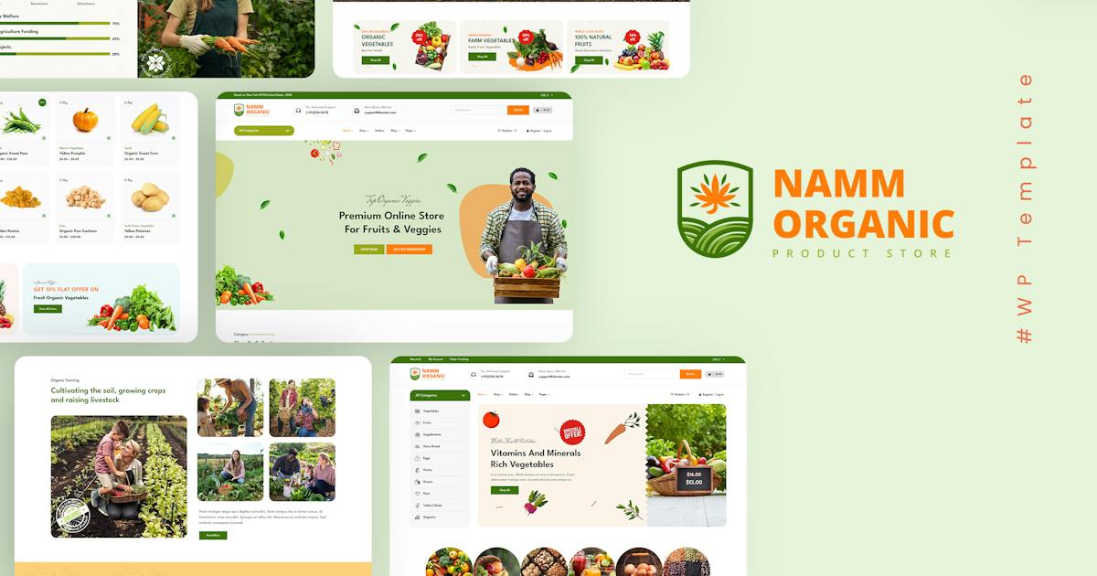 Namm - Grocery Shop WordPress Theme