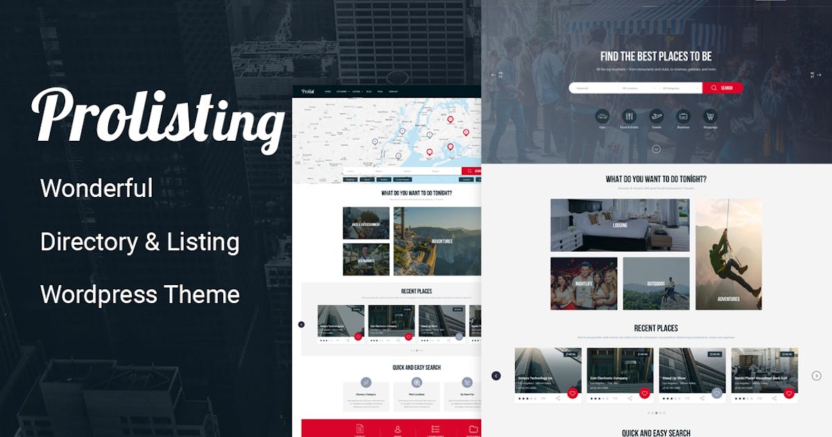 Prolisting - Directory Listing WordPress Theme