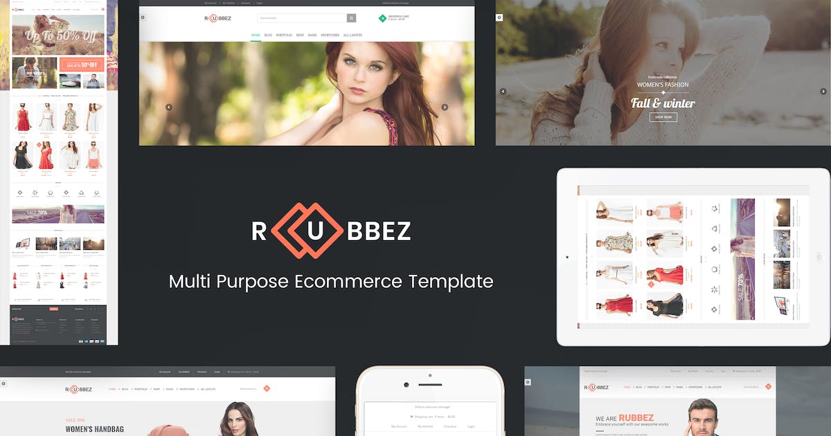 Rubbez- WooCommerce & Corporate WordPress Theme