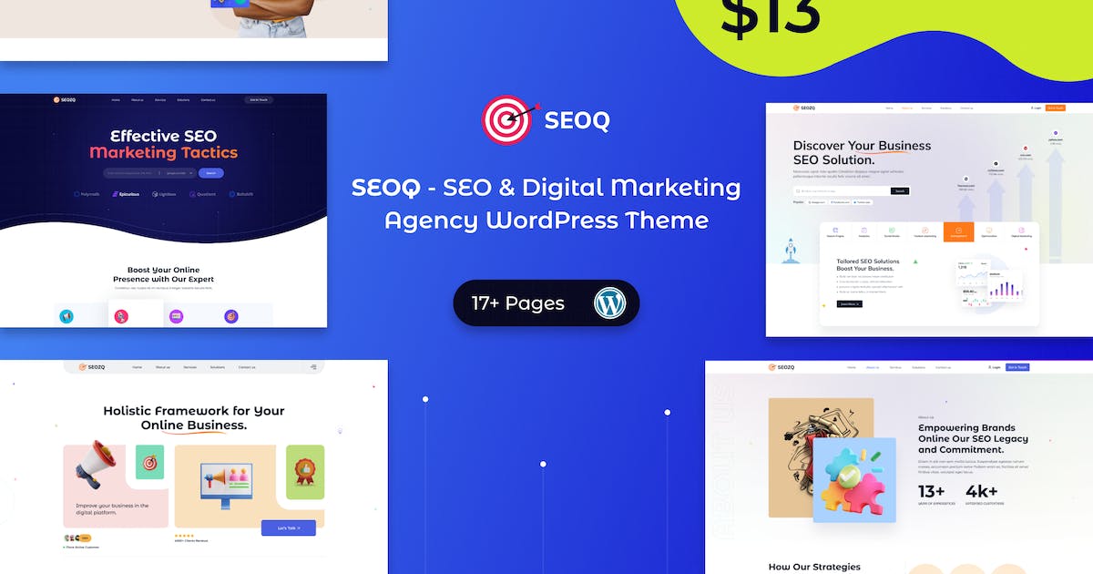 SEOQ – SEO & Digital Marketing Agency WordPress