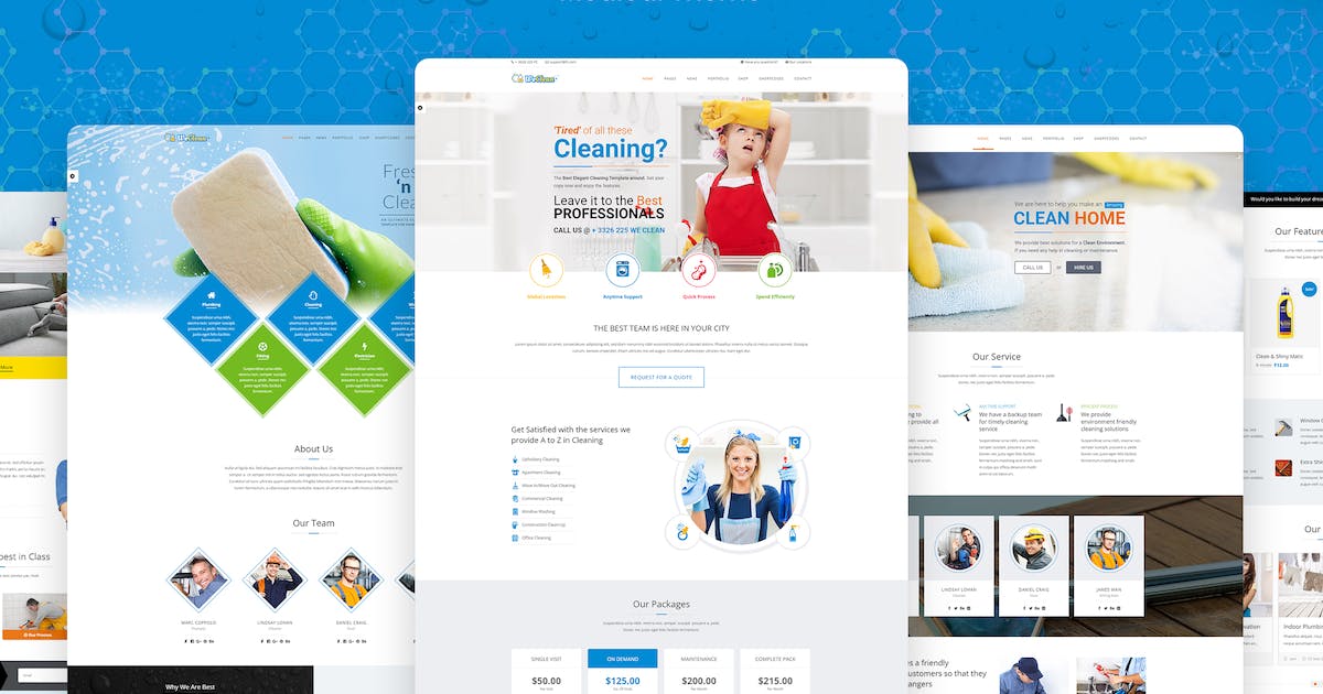 We Clean - Cleaning WordPress
