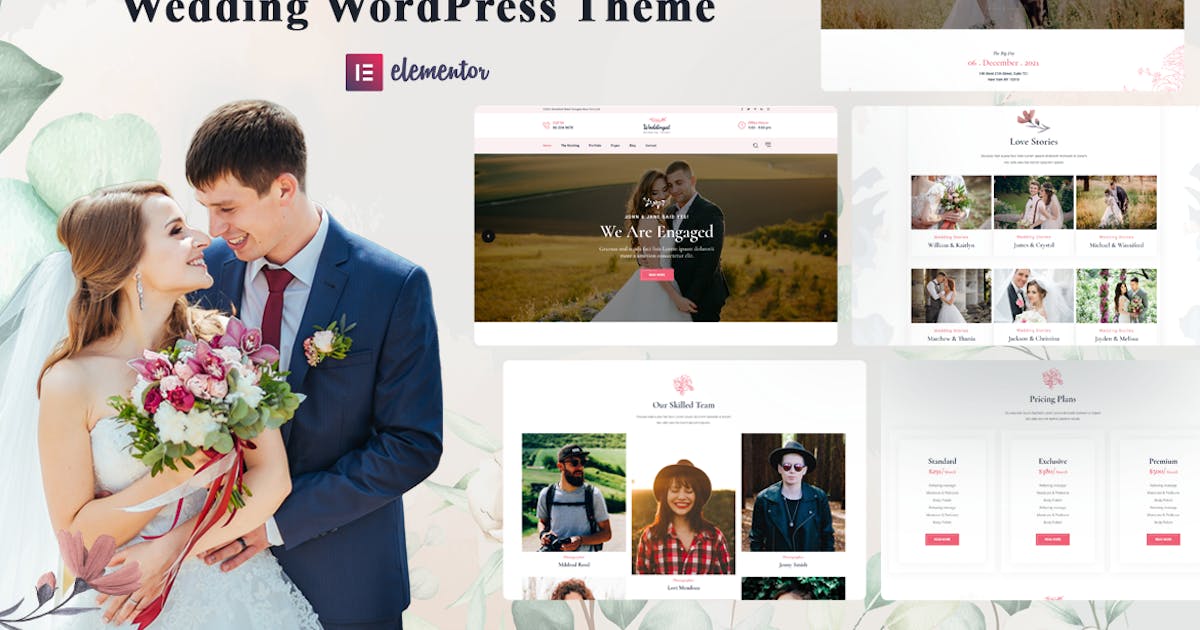 Woddingat - Wedding WordPress Theme