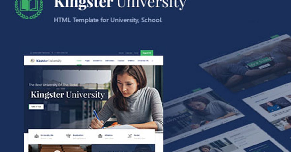 Kingster - Education HTML Template