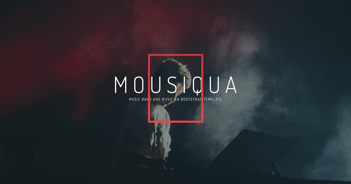 Mousiqua - Music Band and Musician Template
