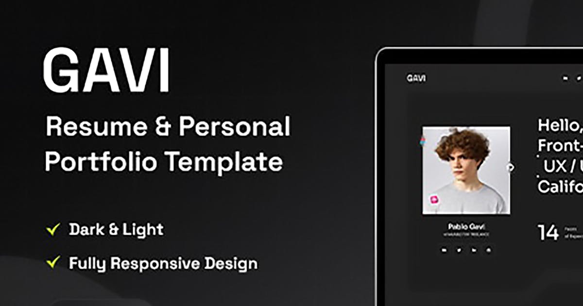 Personal Portfolio Resume Nextjs Template