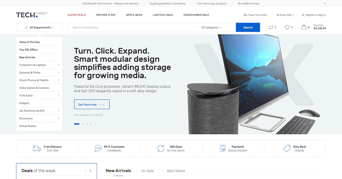 TechMarket - Ultimate Shopify Resonsive Theme