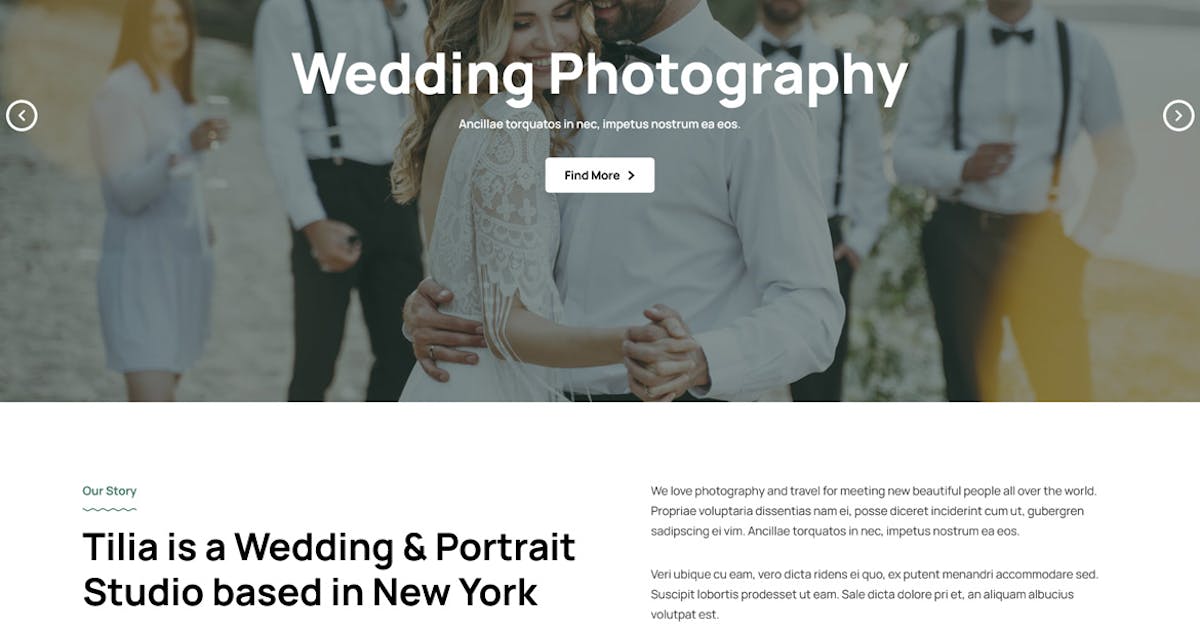 Tilia - Wedding Photography Portfolio