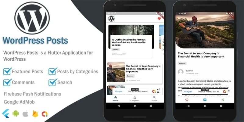 WordPress Posts - Flutter by Stangisa