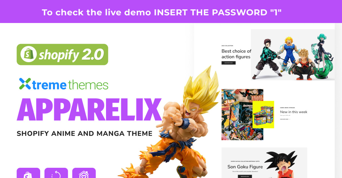 Apparelix - Anime and Manga Shop Shopify Theme