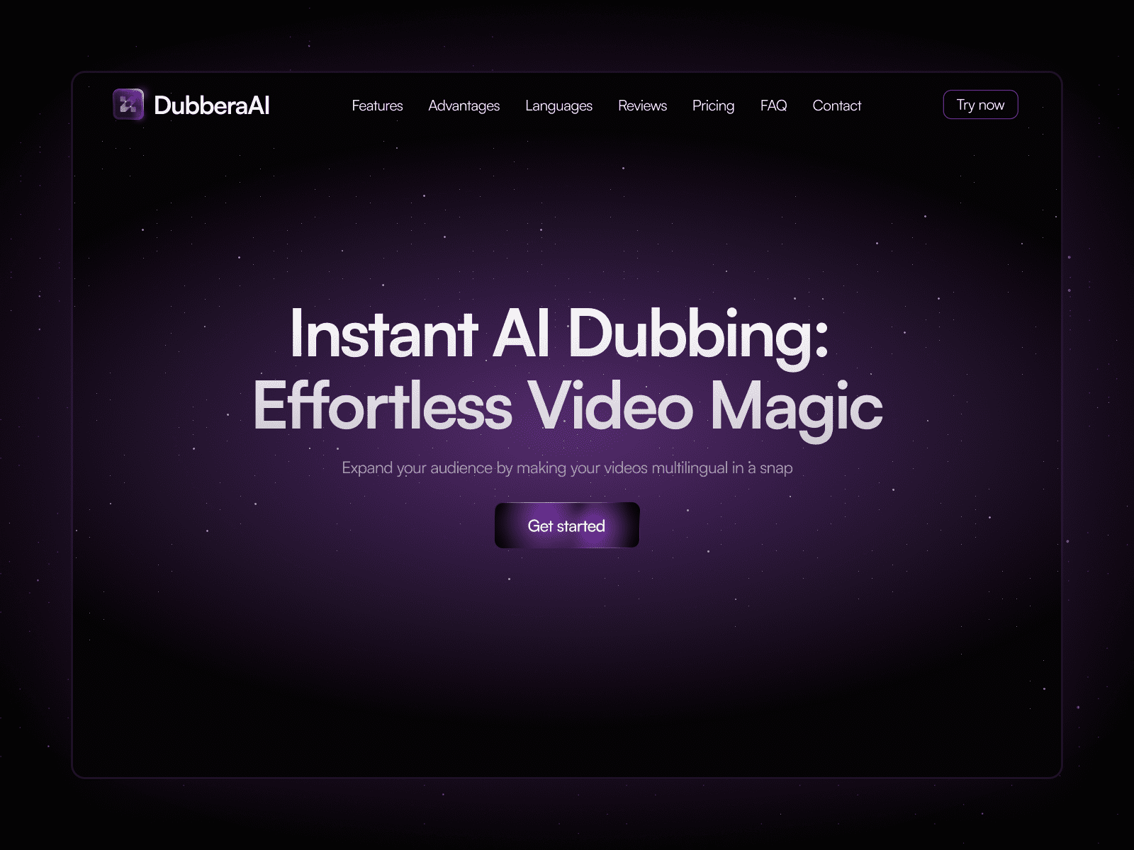 Dubber AI Framer Template