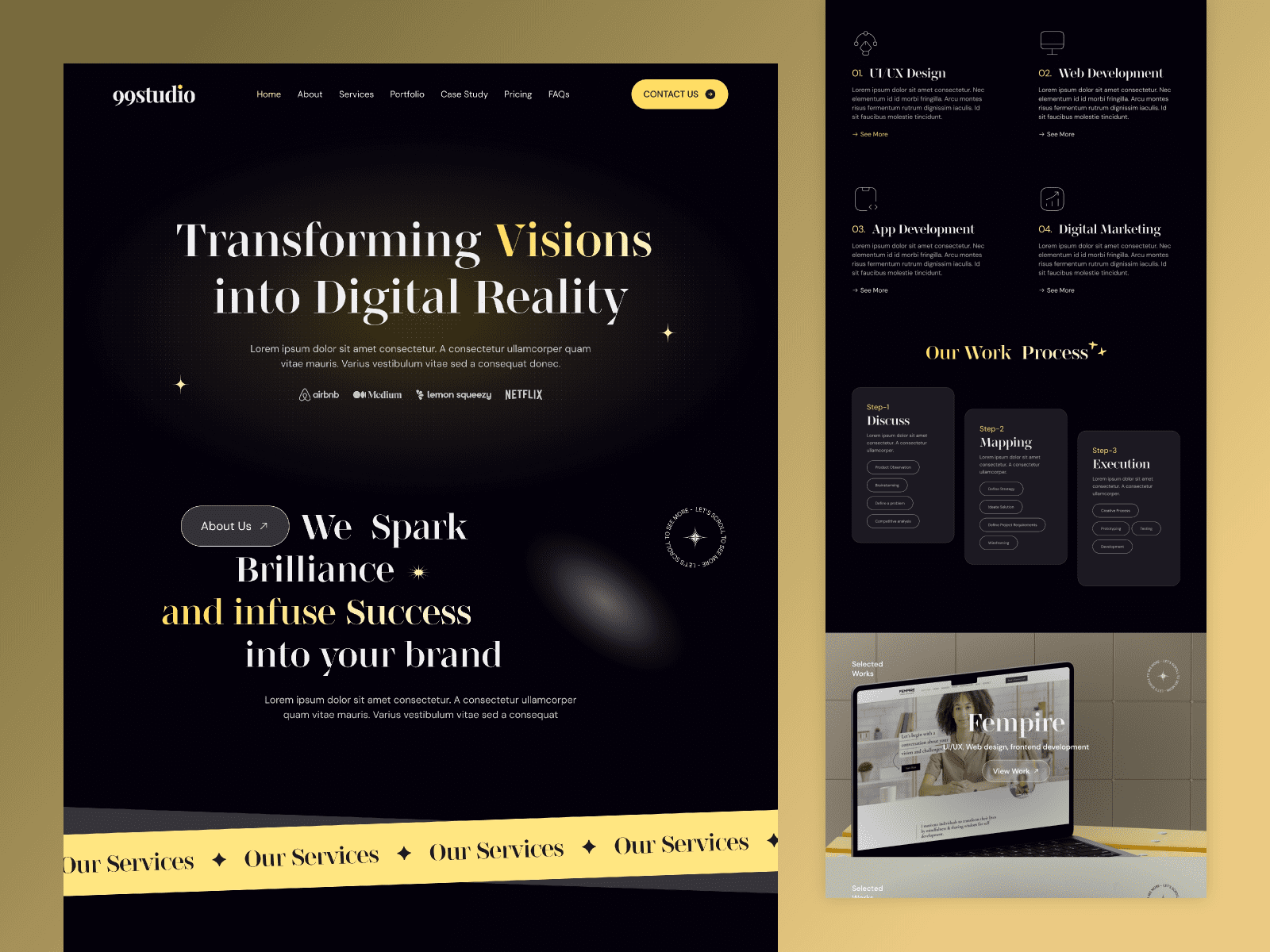 99Studio Framer Template