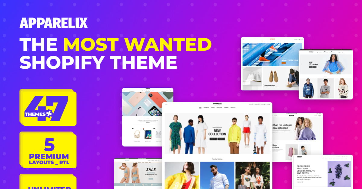 Apparelix - Clean Multipurpose Shopify Theme
