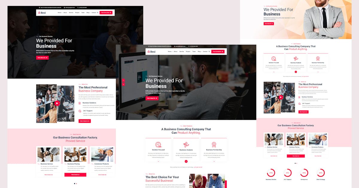Besi - Business and Agency HTML Template