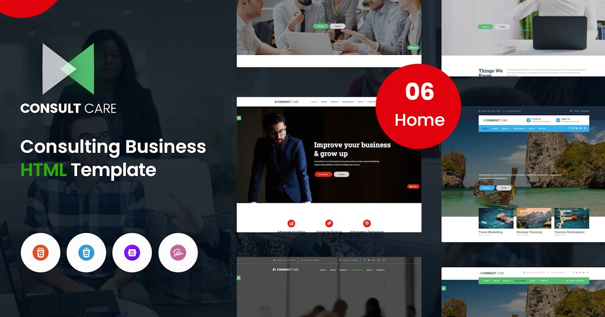 Consult Care - Consulting & Business Template