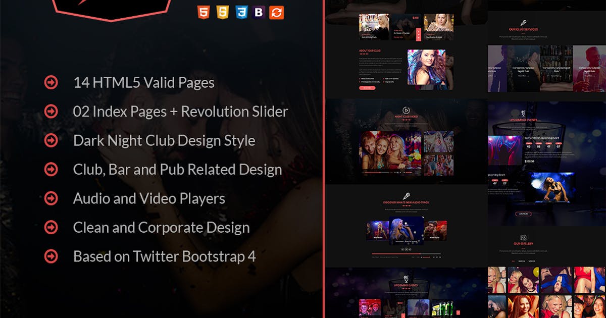 Domex - Night Club HTML Template