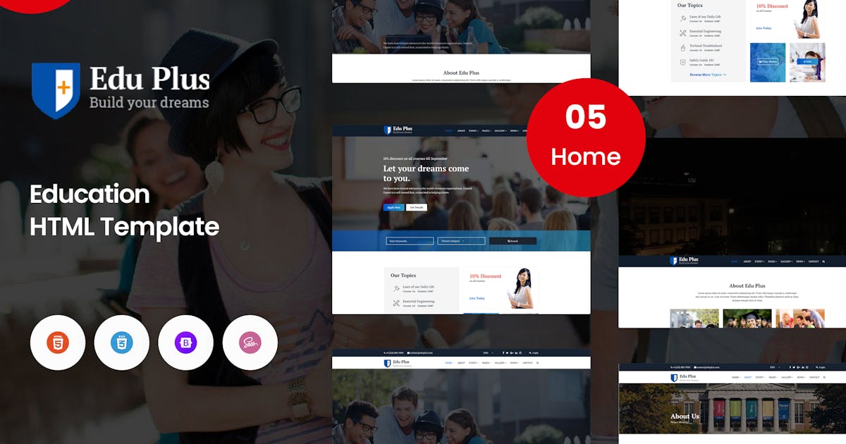 Edu Plus - Education Template