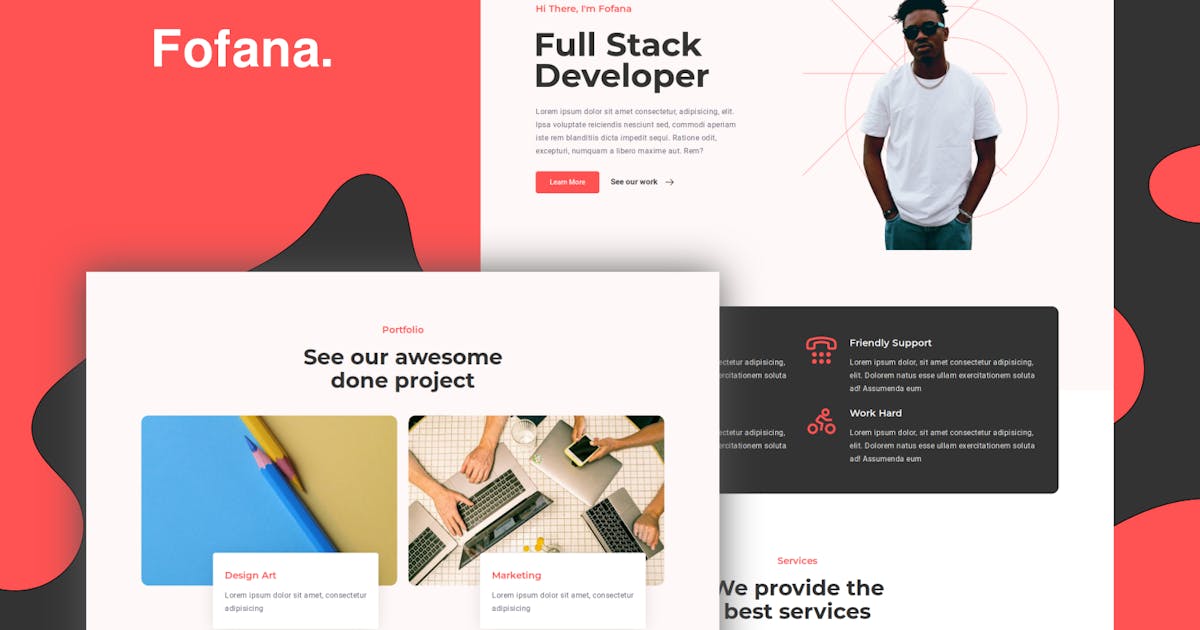Fofana - Personal Portfolio Template