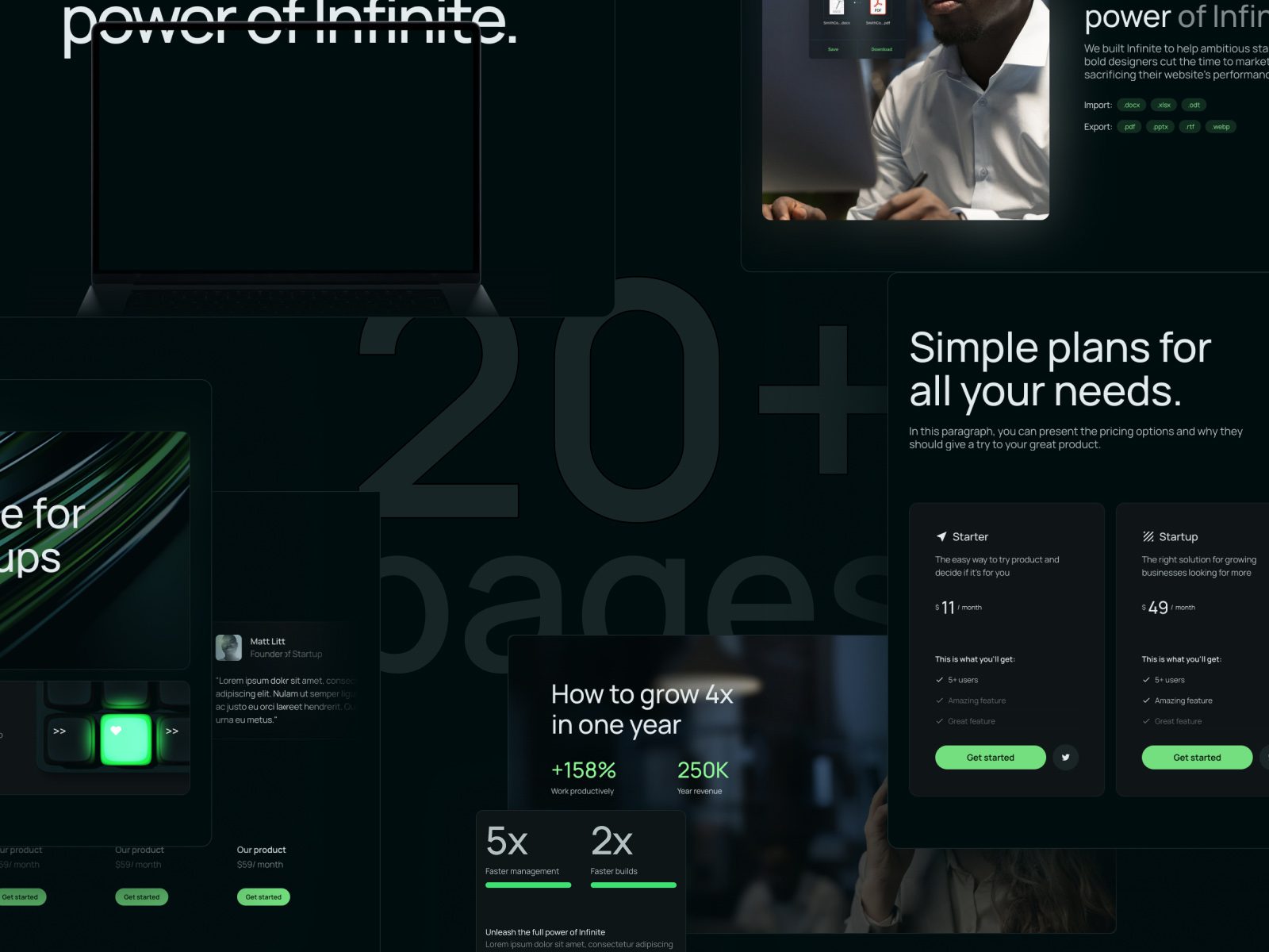 Infinite Framer Template