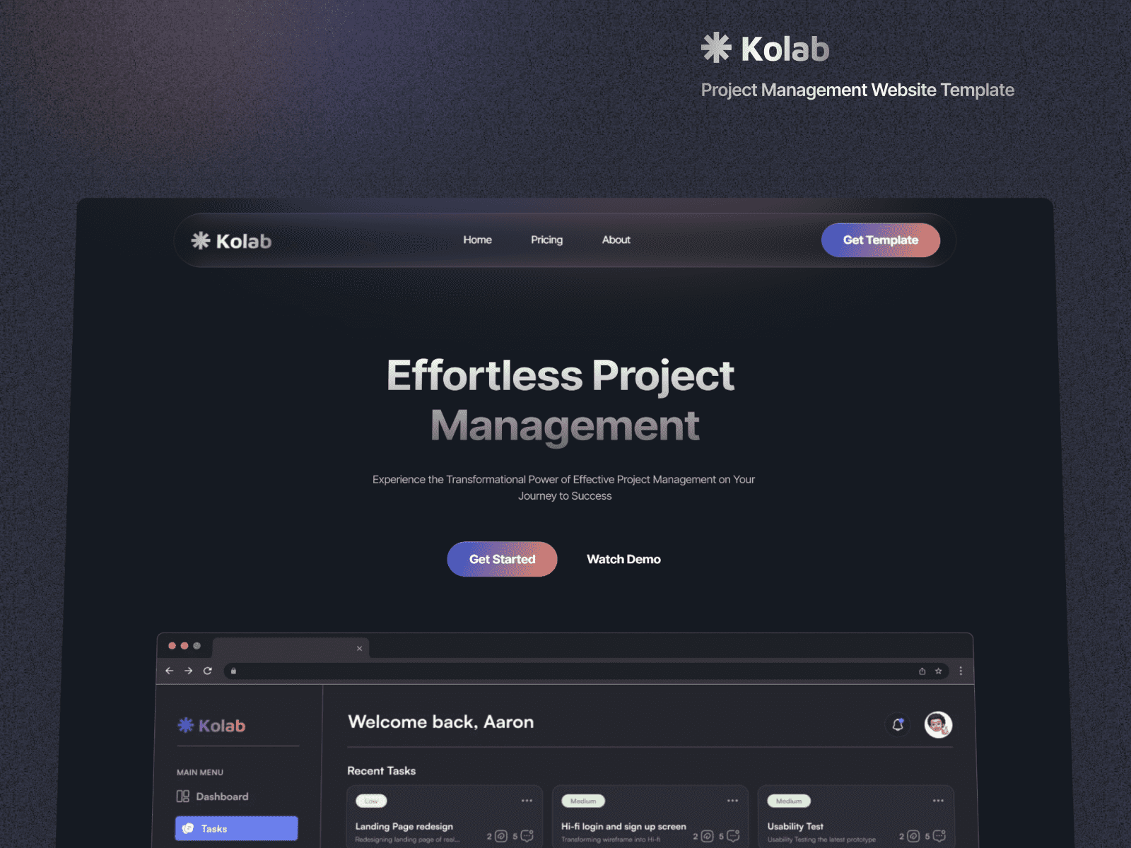 Kolab Framer Template